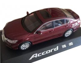 Wine Red 1:43 Scale Diecast Honda Accord Model