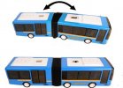 Hot Selling Large Scale Long Bus Carriages Super Tour Bus Toy