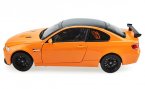 White / Orange 1:24 Scale Diecast BMW M3 GTS Model