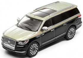 1:64 Scale Black-Golden Diecast Lincoln Navigator SUV Model