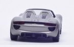 Gray 1:36 Scale Welly Kids Diecast Porsche 918 Spyder Toy