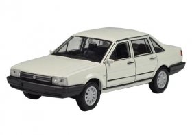 White 1:43 Scale Diecast VW Santana Model