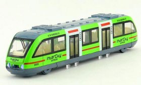 Kids Green Diecast Intercity Train Express Toy