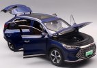 Blue 1:18 Scale Diecast 2021 BYD Song Plus DM-i SUV Model