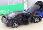 1:24 Scale Welly Diecast Nissan Skyline GT-R R34 Model