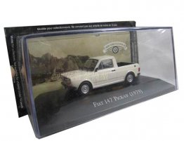 White 1:43 IXO Diecast Fiat 147 1979 Pickup Truck Model