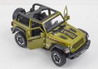 Black / Yellow / Blue / Green Diecast Jeep Wrangler Rubicon Toy