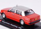 1:43 Scale Red Diecast 1995 Toyota Crown Taxi Model