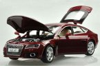 Red / Silver 1:24 Scale Diecast Audi A7 Toy