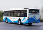 1:42 Scale White-Blue Diecast Sunwin 6116HG City Bus Model