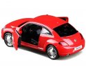 Kids 1:36 Scale White / Blue / Red Diecast VW Beetle Toy