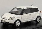1:43 Scale White Hi-Story Resin 2006 Mazda Verisa Model