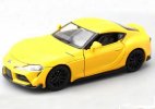 1:32 Scale Black / Yellow / Gray / Red Diecast Toyota Supra Toy