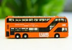 Orange Tiny LWB Diecast ADL Enviro 500 Double Decker Bus Model