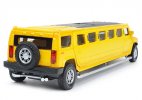 Long Size Kids Red / Yellow / Black Diecast Hummer H3 Toy