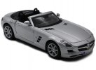 White / Red / Silver 1:24 MaiSto Diecast MERCEDES-BENZ SLS AMG