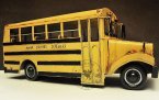 Medium Scale Vintage Yellow U.S. Long Nose School Bus Model