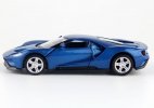 Blue / Gray 1:36 Scale Kids Diecast Ford GT Car Toy