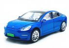 Purple / White / Blue / Black 1:32 Diecast Tesla Model 3 Toy