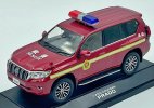 1:30 Firefighting Diecast 2018 Toyota Land Cruiser Prado Model