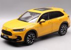 1:18 Scale Yellow / Blue Diecast 2022 Honda ZR-V SUV Model