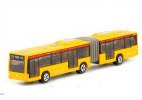 Kids Yellow / Blue Diecast Articulated Bus Toy