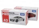 1:62 White / Red Tomy Tomica NO.43 Diecast Honda Acura NSX Toy