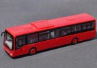 1:87 Scale Red / Beige Plastic Iveco Crossway City Bus Model