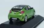 Green 1:43 Scale Diecast Hyundai Veloster Model