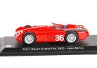 Red 1:43 Diecast 1955 Maserati 250 F Italian Grand Prix Model