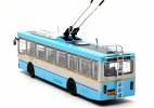 1:64 Scale Diecast Huayu BJD WG120C Beijing Trolley Bus Model