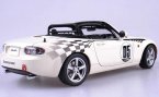 1:18 Scale White Autoart Diecast Mazda Roadster NC NR-A Model