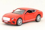 Kids 1:36 Scale Red / Blue Diecast Bentley Continental GT Toy