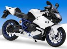 1:12 Scale Maisto White Diecast BMW HP2 Sport Motorcycle