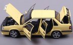 Yellow 1:18 Scale Autoart Diecast Volvo 850 T-5R Sedan Model