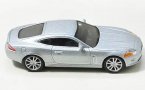 Silver / Black 1:64 Scale Schuco Diecast Jaguar XK Model