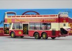 Wine Red 1:43 Scale Diecast AnKai Sightseeing Double Dekcer Bus