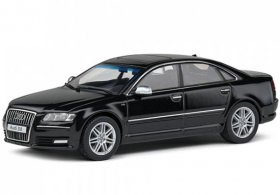 White /Black 1:43 Scale Solido Diecast 2010 Audi S8 D3 Car Model
