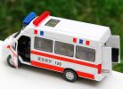 1:32 Scale Green / Red Iveco Ambulance Bus Toy