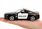 Black 1:32 Scale Kids Diecast Ford Mustang GT Police Car Toy