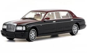 Wine Red-Black 1:43 Scale Diecast Bentley Arnage Model