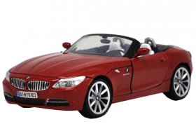 Blue / Red 1:24 Scale Motormax Diecast BMW Z4 Model