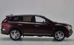 1:18 Scale Black / Wine Red Diecast Infiniti QX60 SUV Model