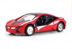 Kids Red / Yellow / White 1:32 Scale Diecast BMW I8 Toy