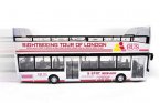 1:32 White Cabrio Sightseeing Tour London Double Decker Bus