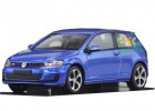 White / Red / Blue / Black / Gray 1:43 Diecast VW GOLF 7 GTI