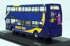 Blue 1:76 Scale CMNL Die-Cast Dennis Trident Double-Deck Bus