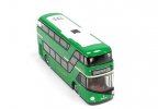 Green Diecast London New Routemaster Double Decker Bus Toy