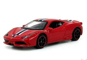 Red 1:64 Scale Bburago Diecast Ferrari 458 Speciale Model