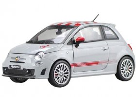 1:24 Scale Gray Motorama Diecast FIAT Abarth 500 Model